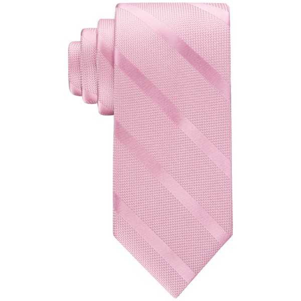 Men's Solid Textured Stripe Tie