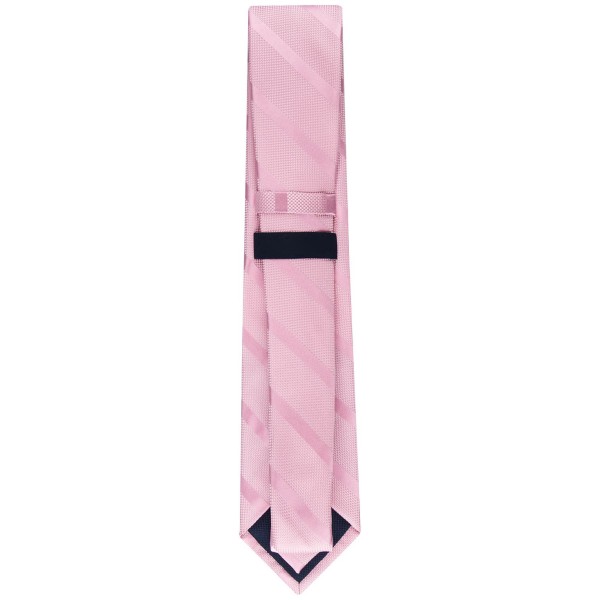 Men's Solid Textured Stripe Tie