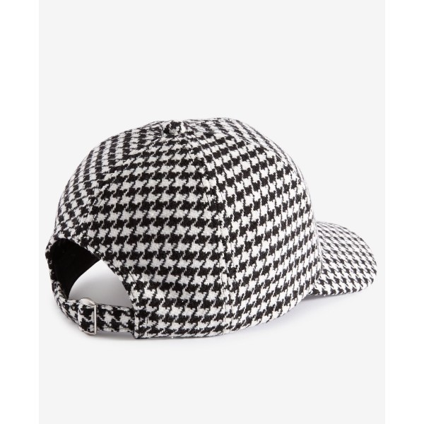 Women's Houndstooth-Print Baseball Hat