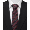 Men's Heart Striped Tie