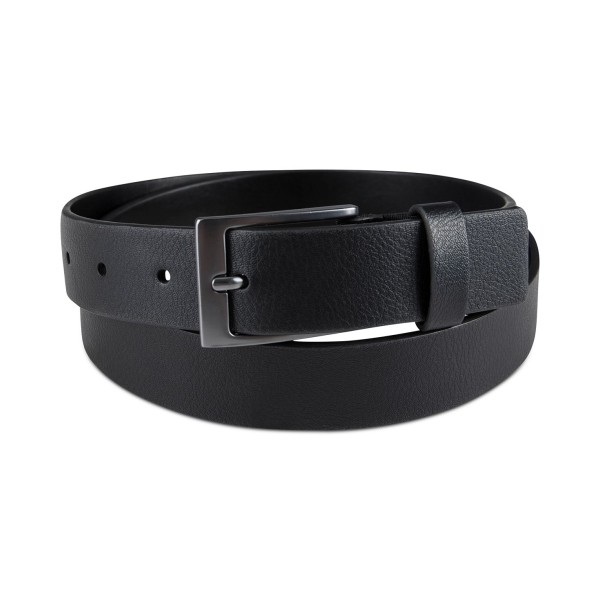 Men's Stretch Tab Faux-Leather Belt