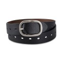 Women's Reversible Perforated Leather Belt