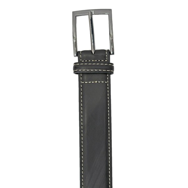 Men's Split Leather Non-Reversible Dress Casual Belt