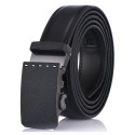 Men's Classic Bilinear Leather Ratchet Belt