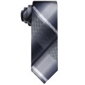 Men's Shaded Swirls Plaid Tie