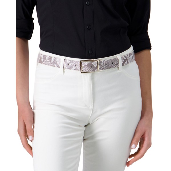 Women's Reversible Leather Pant Belt