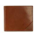 Men's Embossed Corner Logo Wallet