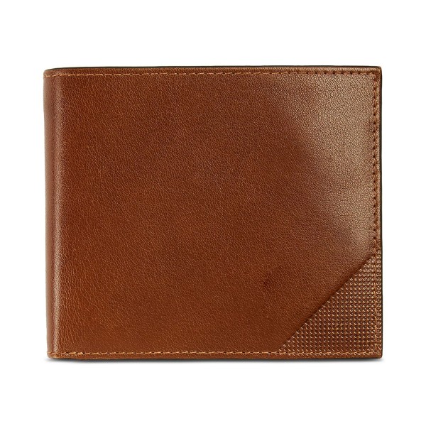 Men's Embossed Corner Logo Wallet