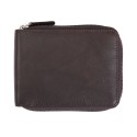 Men's Zippered Bifold Wallet