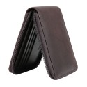 Men's Zippered Bifold Wallet