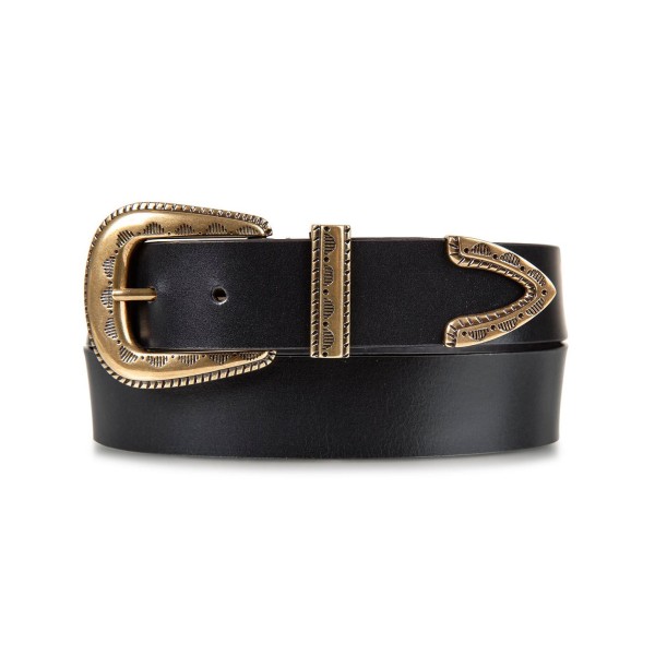 Women's Textured Buckle Set Belt