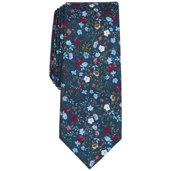 Elegant Floral Accent Tie