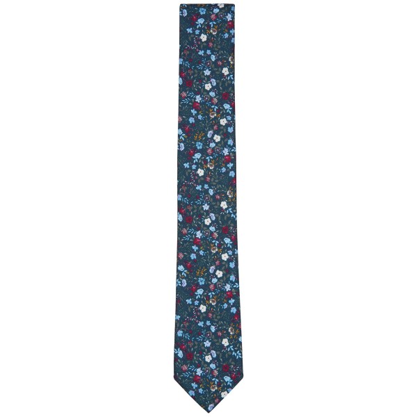 Elegant Floral Accent Tie