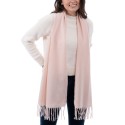 Women's Solid Fringe-Trim Scarf