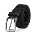 Men's Elastic Braided Stretch Belt for Big & Tall