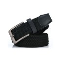 Men's Elastic Braided Stretch Belt for Big & Tall