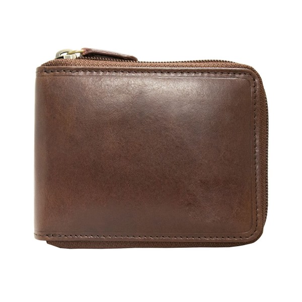 Men's Secure Zippered Wallet