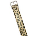 Animal Print Panel Belt