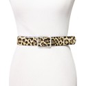 Animal Print Panel Belt