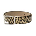 Animal Print Panel Belt