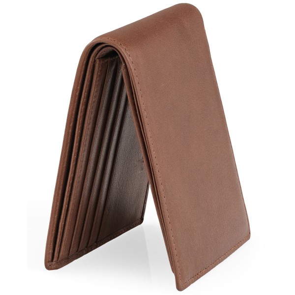 Men's Bifold Wallet with Coin Pocket