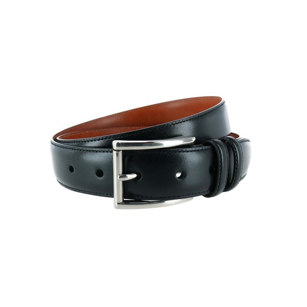 Men's 32mm Dropped Edge Leather Dress Belt