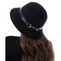 Women's Embellished Felt Cloche Hat